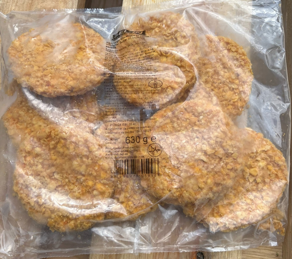 Selin Chicken Crispy (Burger) 630 g