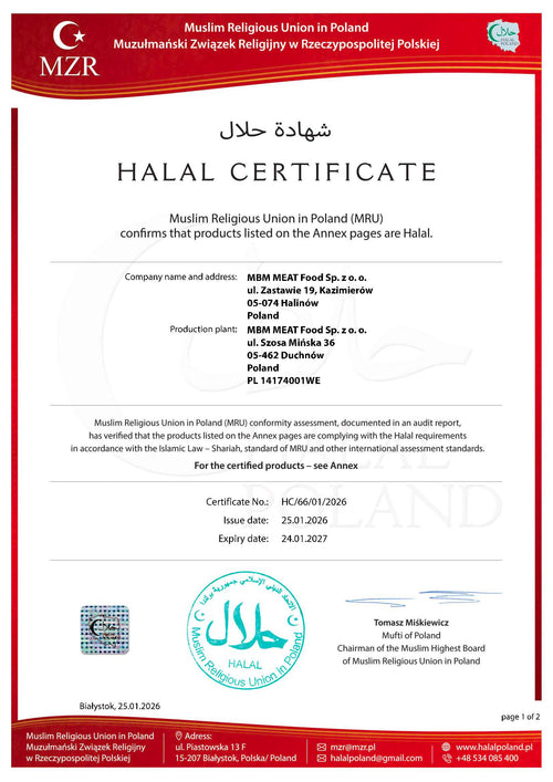EU Halal-Zertifikat
