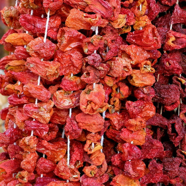 Getrocknete Paprika zum Füllen – 1 Bund (40–45 Stück)